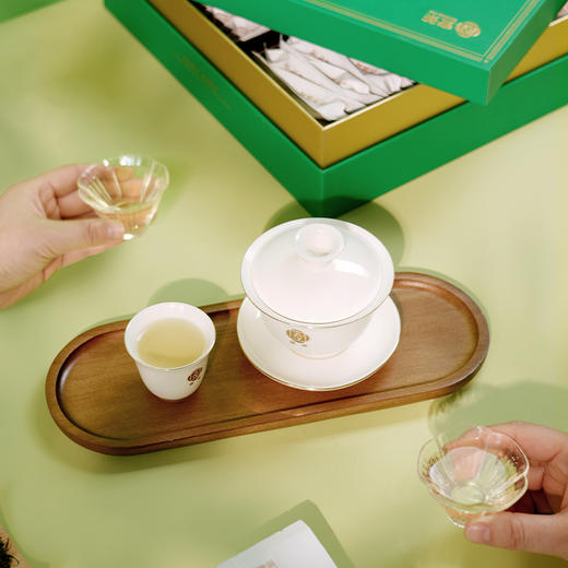 【宜茶甄选】宜昌茶叶 宜昌高山茶叶毛尖礼盒192g(4gx48)有礼袋 商品图2