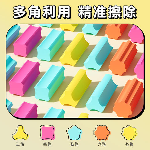 【6支盒装！迪士尼疯狂动物多角橡皮擦】 儿童卡通橡皮擦 文创高颜值学习文具 商品图3