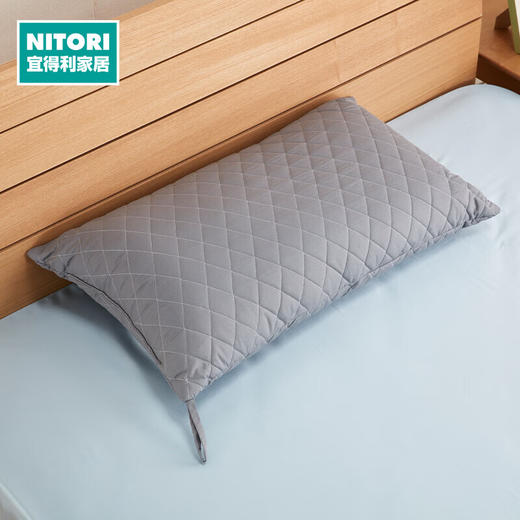 NITORI宜得利家居 抗菌枕头石墨烯舒适枕高枕可机洗 商品图0