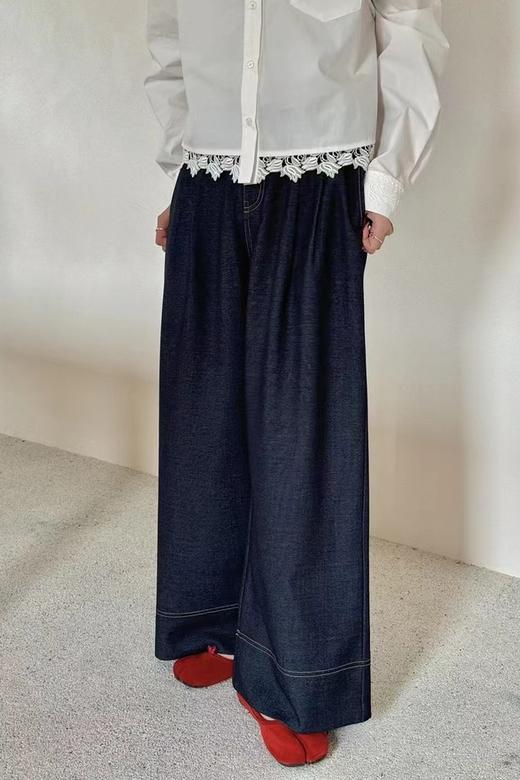 LNNNS 韩系百搭直筒休闲宽松牛仔裤 22048 商品图2