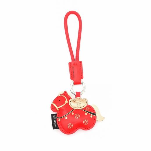 原创【马年！招财好运皮质挂件】马上有钱皮质小马 汽车钥匙扣小挂件 马年包包挂件 商品图2