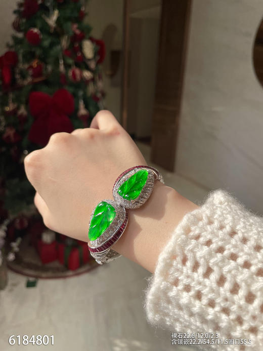 6184801，叶子手镯。具体价格微信咨询 商品图4