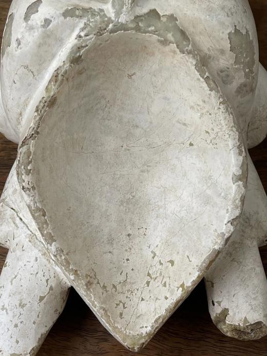 鸡骨白沁白玉龙首形笔洗，顺丰包邮 商品图11