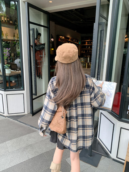 <曾小咸推荐>现货秒杀 ！微信超特价！加厚韩系复古格子衬衫 日常179.99 立减90 秒杀89.99！！内搭长袖秒杀59.99！！ 商品图8