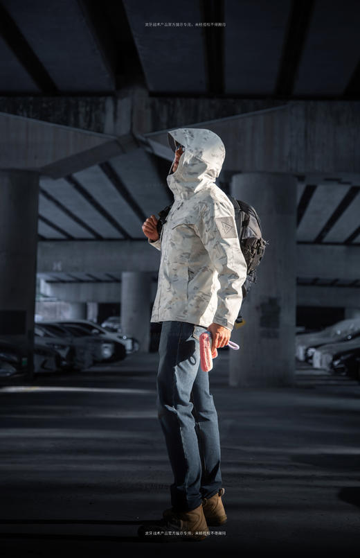 龙牙特战防风连帽夹克迷彩版 商品图2