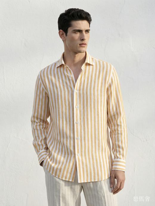 「50款可选」TIA 那不勒斯风格21支法国亚麻意式工艺衬衫 商品图3