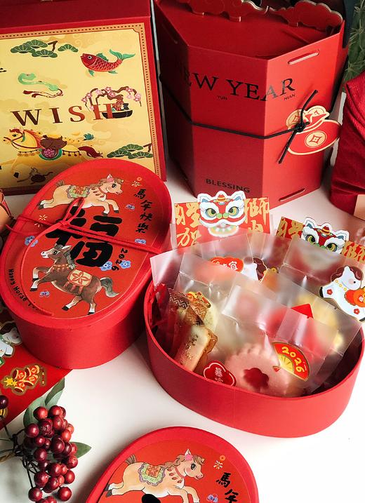 【2026马上都有】“马上添福”手工曲奇新年礼盒  纯手工制作 商品图2
