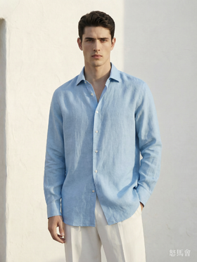 「50款可选」TIA 南法风格21支法国亚麻意式工艺衬衫