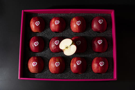 粉红佳人苹果12粒100#110#礼品装1.86KG-2.04KG 商品图5