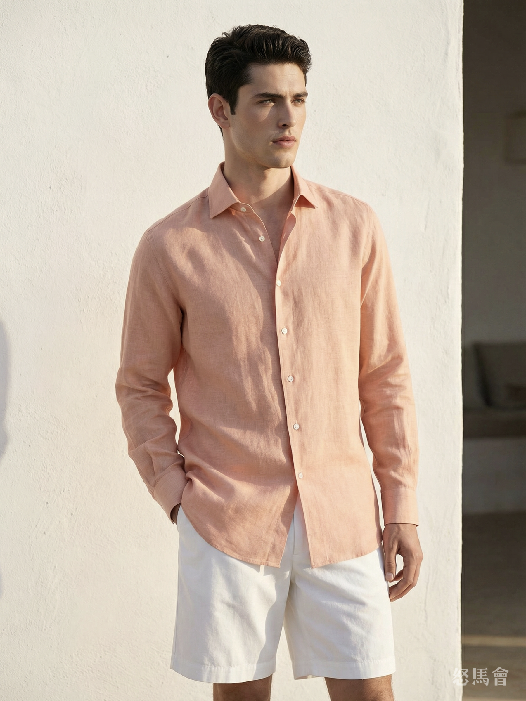 「50款可选」TIA 那不勒斯风格21支法国亚麻意式工艺衬衫