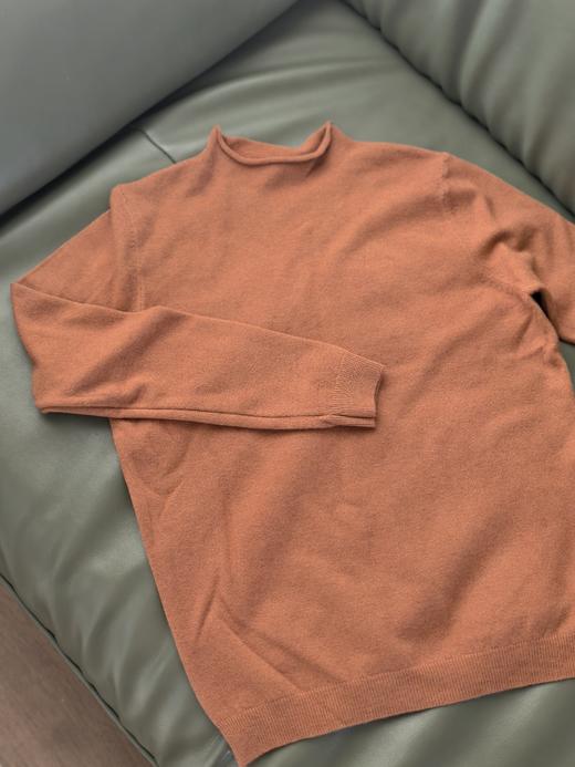 【A类品质，羊绒般手感】儿童秋冬新款卷边混纺羊毛衫 男女童半高领羊毛内搭 外穿 针织打底保暖羊毛衫 商品图8