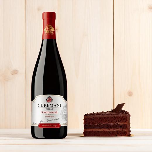 格鲁吉亚金泽马拉乌里半甜红葡萄酒 商品图0