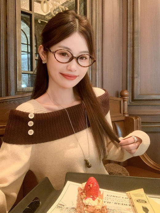 <曾小咸推荐>现货秒杀 ！微信超特价！一字肩针织衫 日常179.99 立减100 秒杀79.99！！ 商品图14