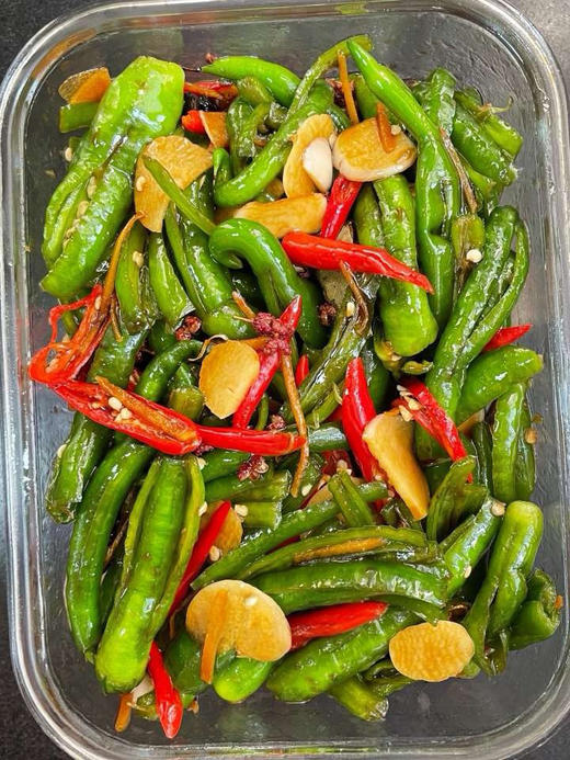 小炒肉专用薄皮辣椒，微辣，一斤/盒 商品图5