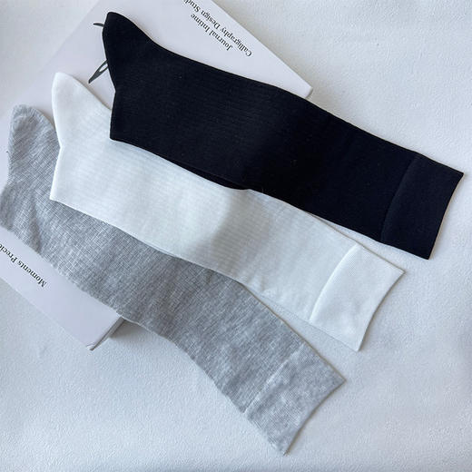 细条净色小腿袜-简约百搭-纪念日百货门店同款169649446 商品图0