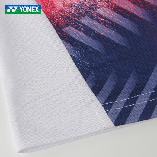 2026年新款YONEX尤尼克斯羽毛球服比赛速干男女款1100626BCR透气舒适短袖 商品图4