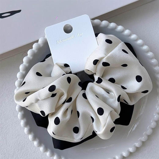 ZY缎感波点肠圈对装发圈-纪念日百货门店同款169152755 商品图1