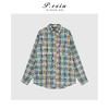 04-1潘依绣丁丁宠粉英伦风复古撞色格子衬衫Q16441 商品缩略图0