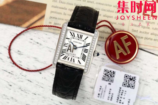 卡地亚TankSolo AF坦克Solo系列 小号 女士腕表
【表壳】表盘尺寸：小号29.5mm*22mm 商品图0