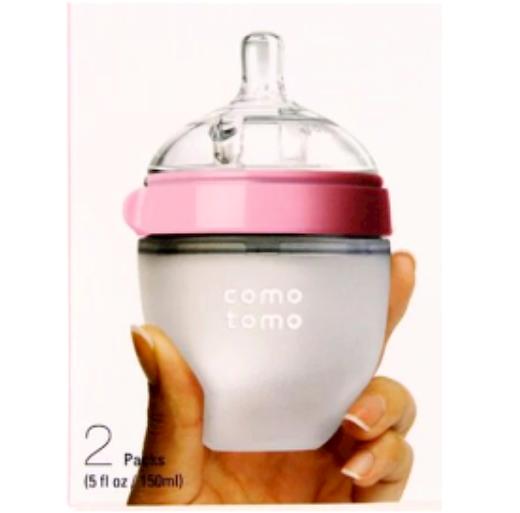 美国COMOTOMO 奶瓶粉色-150ml（无盒，有塑封膜） 商品图2