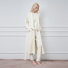 Solo seta女士绵羊毛桑蚕丝山羊绒纯色睡袍2025秋冬可外出对开襟 商品缩略图2
