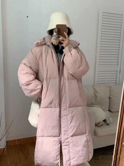 【YW】无忧购“清仓福利”韩系50绒羽绒服女高级感中长款过膝白鸭绒加厚保暖面包服G322（现货48小时内发货） 商品图0