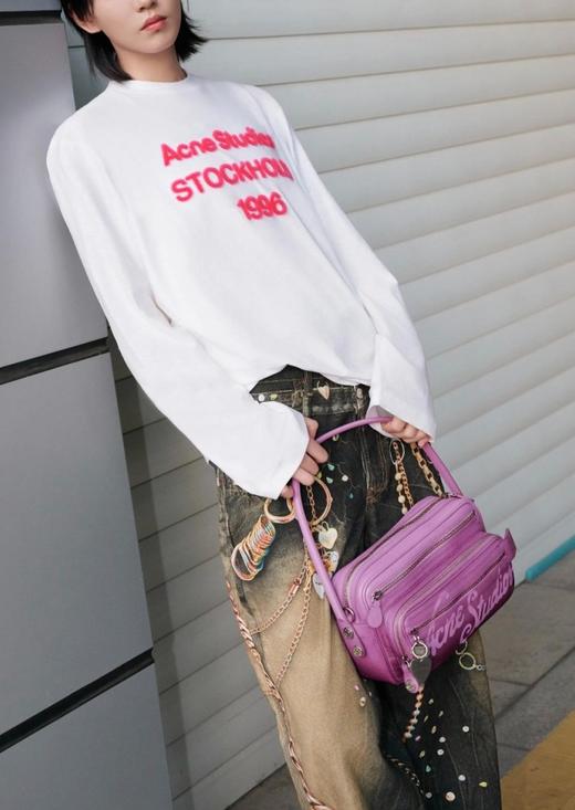 中性款立体印花长袖T恤he001 商品图4