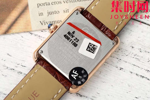 卡地亚TankSolo AF坦克Solo系列 小号 女士腕表
【表壳】表盘尺寸：小号29.5mm*22mm 商品图5