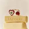LAZYSURI万事中意珐琅开口戒|新年限定，好看好意头 商品缩略图2