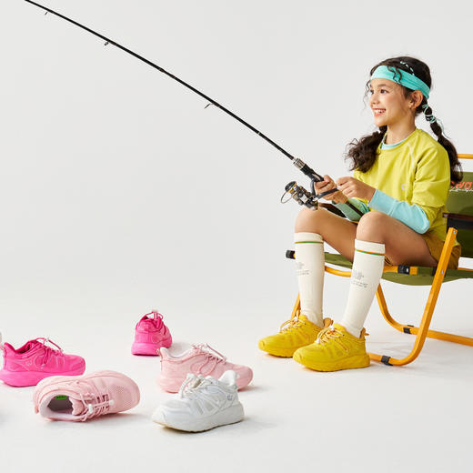 SMIBU 0压感系列男女中大童春秋款休闲透气户外跑步运动鞋Z51JB3403【CC爸妈团购】 商品图5