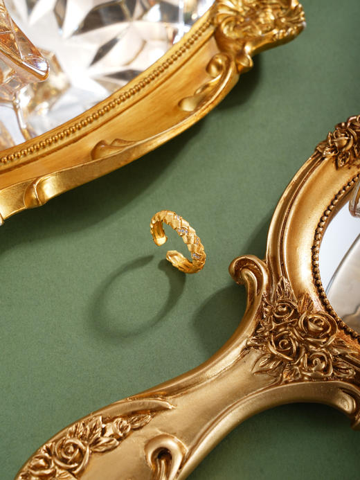 子佩集【情缘织梦】银S925戒指【MYA118】镀金2601 商品图2