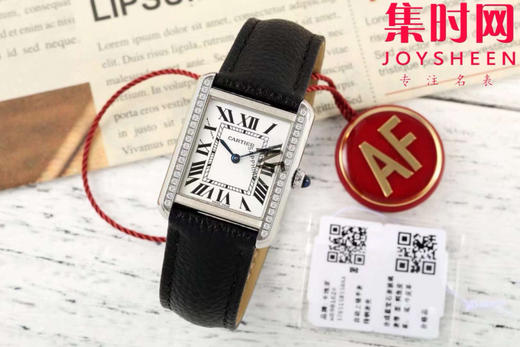 卡地亚TankSolo AF坦克Solo系列 小号 女士腕表
【表壳】表盘尺寸：小号29.5mm*22mm 商品图0