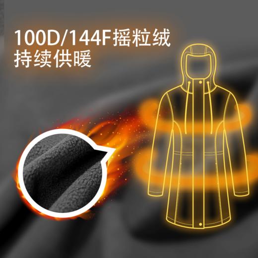 33000ft北欧软壳衣女款户外休闲旅行单层防水风衣中长款抓绒保暖 商品图3
