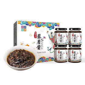 礼麦·拌饭酱下饭菜佐餐调味品 五台山特产 素食原味藜蘑酱礼盒170g*4瓶