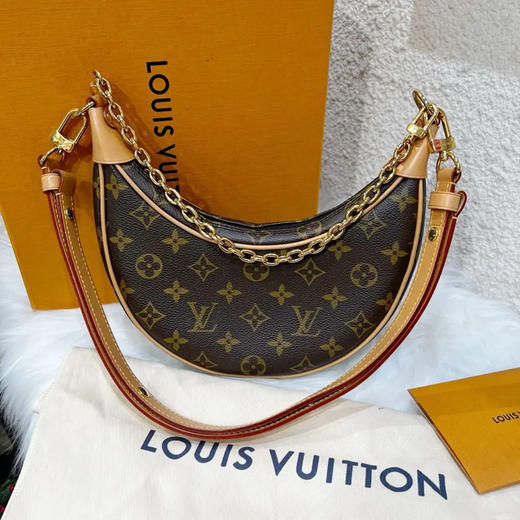 LV looping 老花 豌豆 月亮包 商品图1