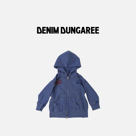 DD日本童装 DENIM DUNGAREE 企鹅 PENNIE 拉链连帽衫外套 商品图2