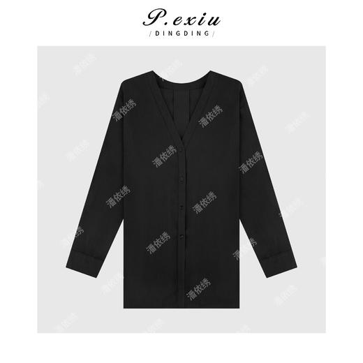 04-2潘依绣丁丁宠粉早春法式洋气显瘦衬衫Q13818 商品图0