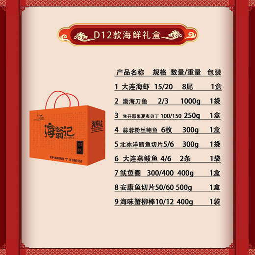 海翁记海鲜礼盒 商品图1