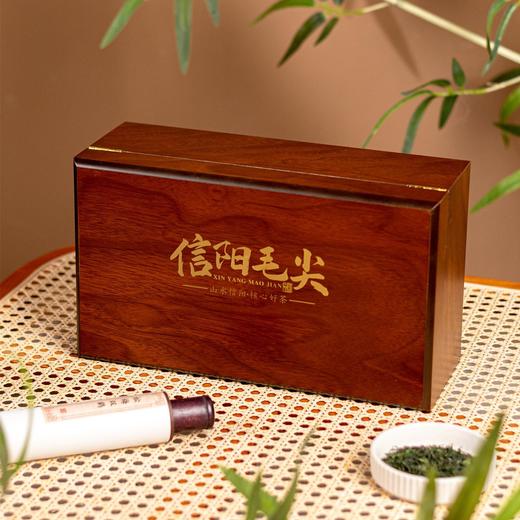 桃花木【木盒.小双瓷毛尖（半斤装左右）】65元1套.整箱12套 商品图3