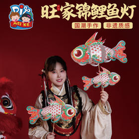 马年过新年春节元宵旺家锦鲤鱼灯手工diy灯笼拍照花灯儿童材料包