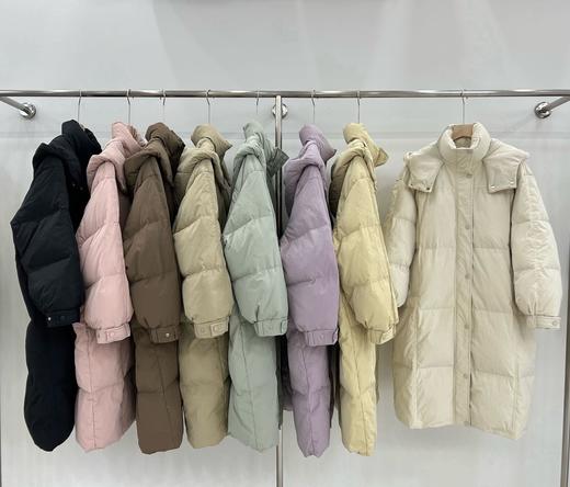 【YW】无忧购“清仓福利”韩系50绒羽绒服女高级感中长款过膝白鸭绒加厚保暖面包服G322（现货48小时内发货） 商品图1