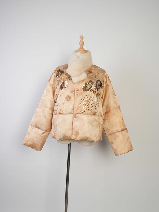 X&F258545Q-T羽绒服95白鸭绒 商品图3