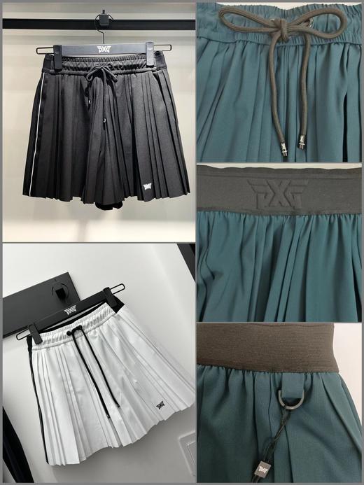 PG家新款春夏女士松紧带大摆褶短裙裤来了！采用原厂全新高密面料！集多重优质功能于一身！透气吸水、抗菌抗静电、柔韧挺阔，水洗后柔软与干爽兼备！炎热夏季完美适穿！ 商品图4