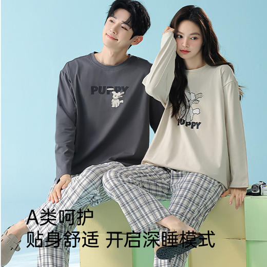 全棉抗菌防螨睡衣（puppy） 商品图3