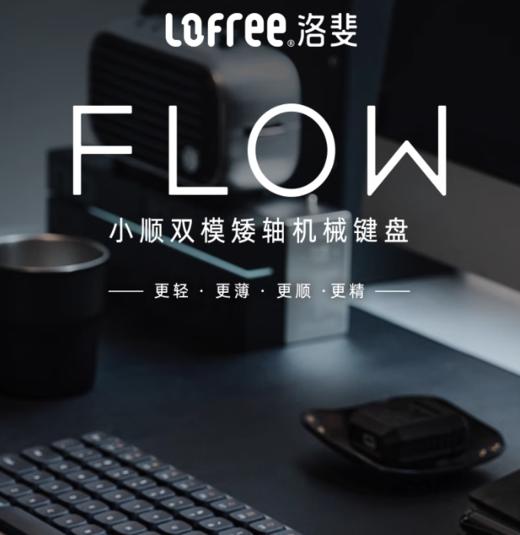 洛斐小顺100矮轴机械键盘Flow无线蓝牙Gasket平板MAC办公超薄便携双模 小顺100键矮轴机械键盘 商品图0