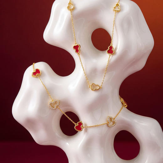 Manreya玛芮雅“鸿福环抱”项链、手链|铜镀金 商品图2