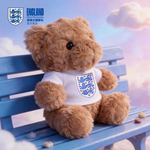 【官方正版】英格兰国家队 | 大熊玩偶球员印号毛绒玩具周边 商品图1