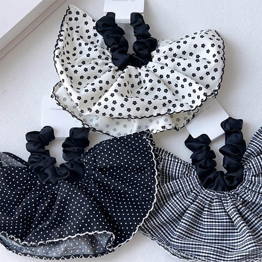 韩系裙摆牙边发圈-纪念日百货门店同款169394199 商品图1