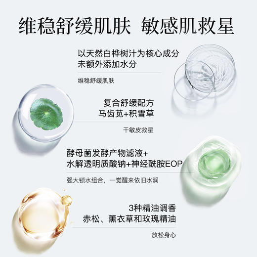 松生白桦树汁森林水库面膜单盒5片装深透补水保湿舒缓 商品图2