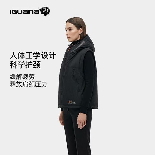 IGUANA 韩国进口肌理耐磨充气颈枕马甲户外运动防泼水轻薄宽松上衣（内购专享） 商品图3